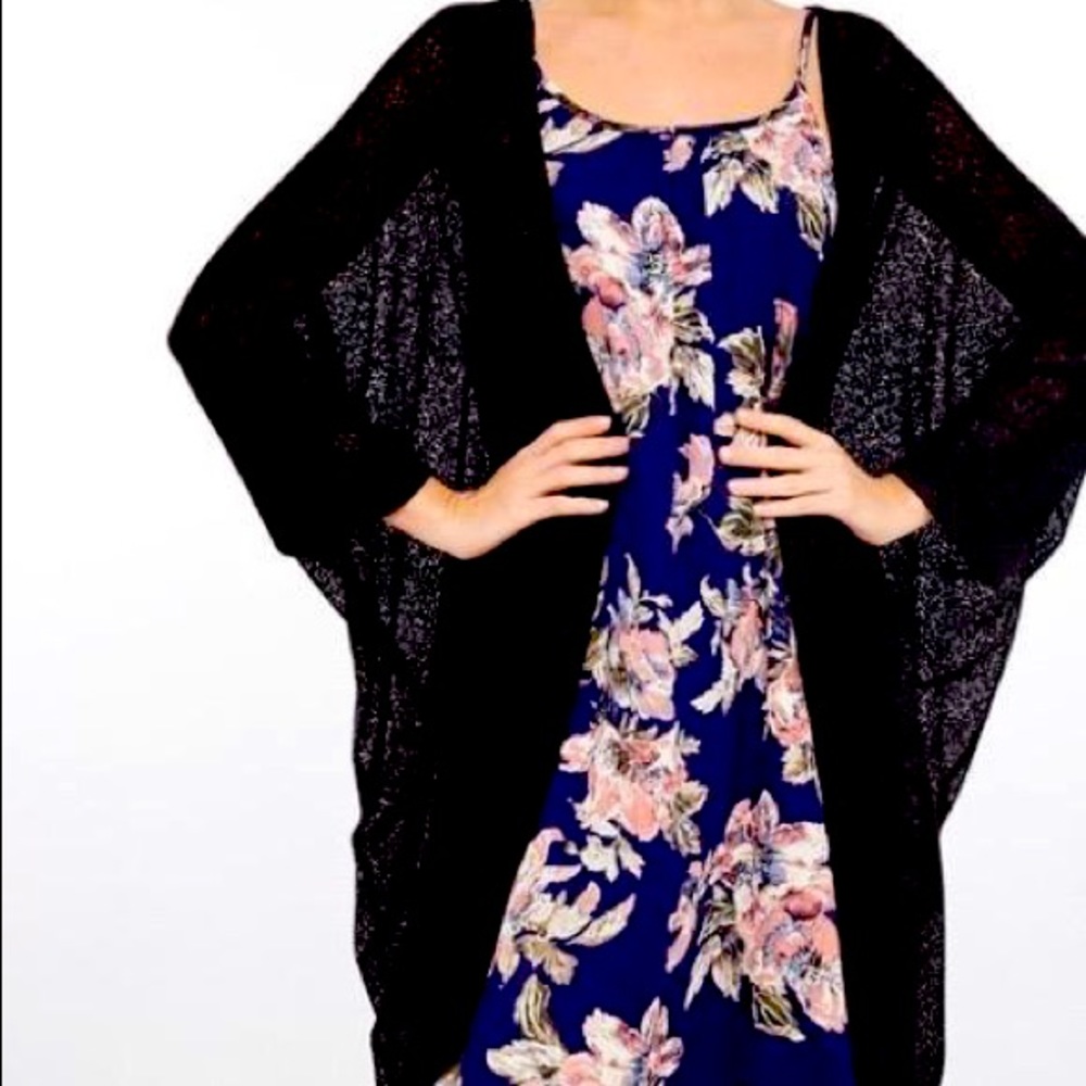Light weight black cardigan.